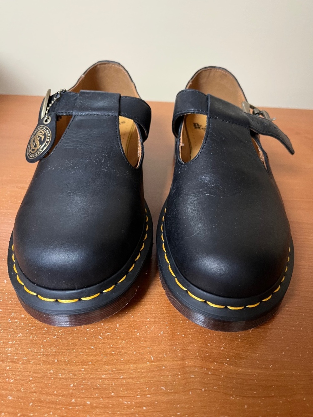 Mary Jane’s Dr. Martens T-BAR SHOE IN BLACK REGENCY